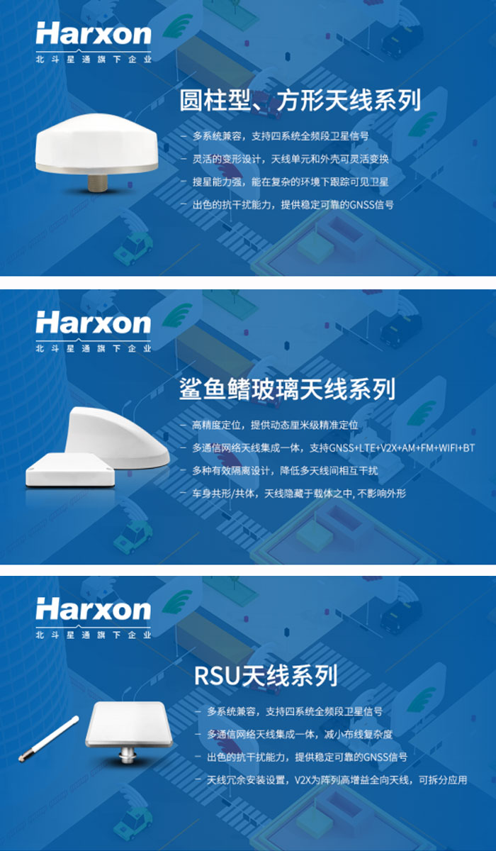 華信智能網聯車載天線產品
